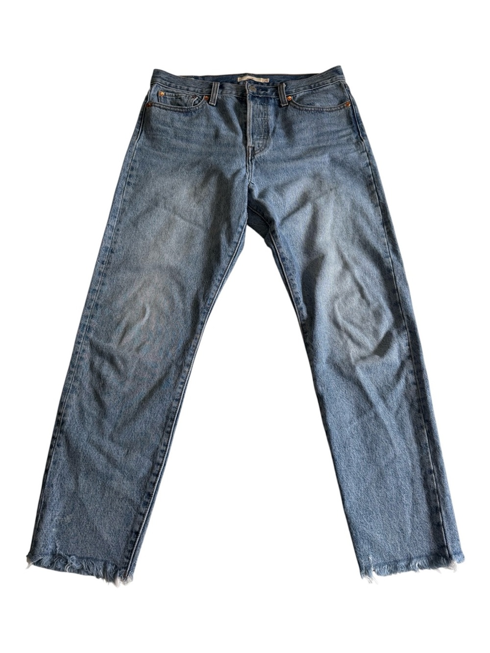 Levi’s Wedgie Icon Fit Jeans High Rise Mid Light Medium Wash 100% Cotton 29
